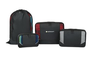 American Tourister® Zoom Turbo Recycled rPET 4 Piece Packing Cube Set - Black