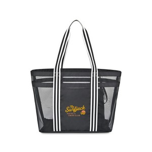 Playa Recycled Nylon Mesh Beach Tote - AWARE™ - Black