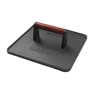 Cuisinart Outdoors® XL Cast Iron Griddle Press - Black