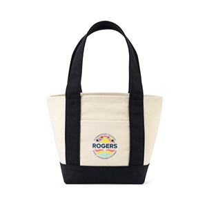[102730-001] Petite Canvas Tote - Black