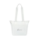Aviana™ Rowan Recycled Nylon Tote Cooler - AWARE™ - Marshmallow