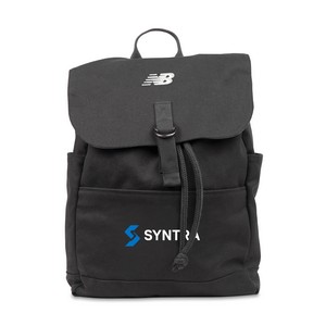 [102913-001] New Balance® Recycled Cotton Canvas Backpack - Black