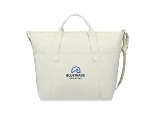 Recycled Cotton Weekender Tote - AWARE™ - Natural
