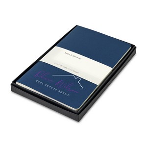 [102937-402] Moleskine® Large Cahier Gift Set - Sapphire Blue