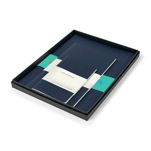 [102938-402] Moleskine® Assorted Cahier Gift Set - Sapphire Blue