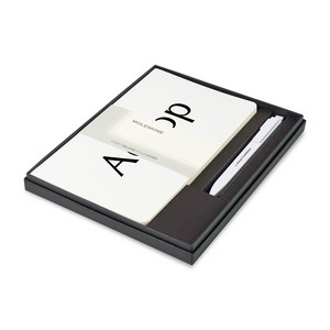 [102943-100] Moleskine® Large Volant and GO Pen Gift Set - White