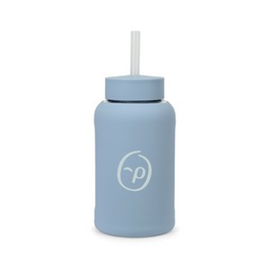 Axis Glass Straw Bottle - 21 Oz. - Slate Blue