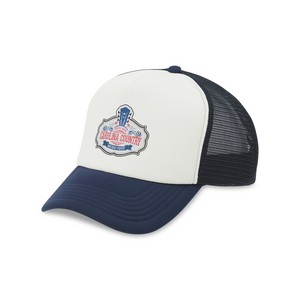 [102961-140] Merrimack Hat Co.® Bronx Trucker Cap - Navy-White