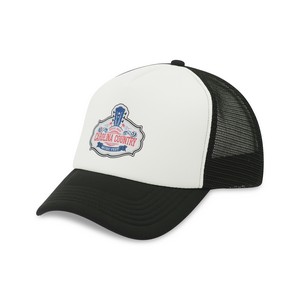 [102961-585] Merrimack Hat Co.® Bronx Trucker Cap - Black-White