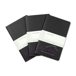[102972-001] Moleskine® Large Cahier 3-Pack - Black