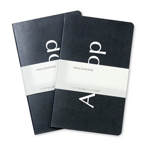 Moleskine® Large Volant 2-Pack - Black