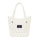Crocs™ Classic Medium Tote - White-Black