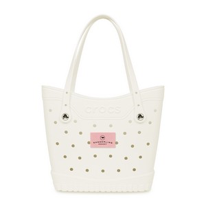 Crocs™ Classic Medium Tote - White - Powder Pink