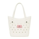 Crocs™ Classic Medium Tote - White - Powder Pink