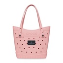 Crocs™ Classic Medium Tote - Powder Pink - Black