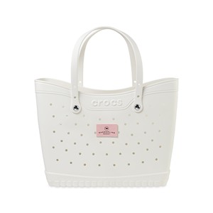 Crocs™ Classic Large Tote - White - Powder Pink