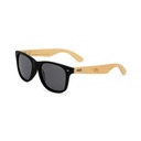 CapeShades Recycled Bamboo Sunglasses Black Frame - Black