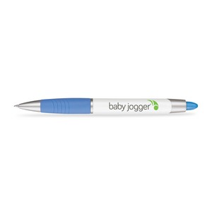 Paper Mate® Element White Barrel - Black Ink - Pale Blue