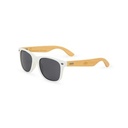 CapeShades Recycled Bamboo Sunglasses White Frame - Black