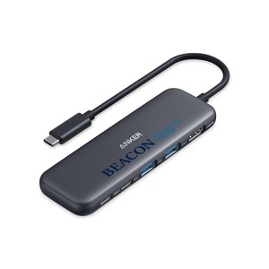 [103200-001] Anker 332 USB-C Hub (5-in-1) - Black
