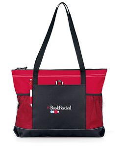 [1102] Select Zippered Tote - Red