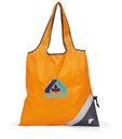 Latitudes Foldaway Shopper - Tangerine Orange