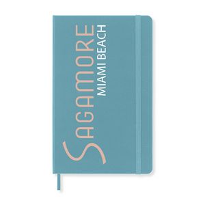 [40064] Moleskine® Hard Cover Ruled Large Notebook - Reef Blue