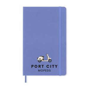 [49020] Moleskine® Hard Cover Ruled Large Notebook - Hydrangea Blue