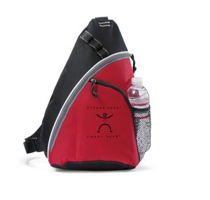 [5222] Wave Sling Bag - Red