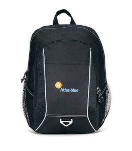 Atlas Laptop Backpack - Black