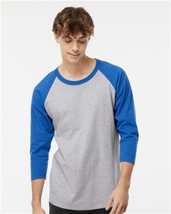 [5540] M&O® Raglan Three-Quarter Sleeve Baseball T-Shirt