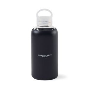 [60216] Purity Glass Bottle - 18.5 Oz. - Black