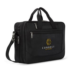 [6418] Travis & Wells® Transit Laptop Portfolio - Black
