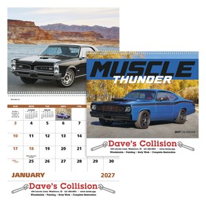 [7005] Good Value™ Muscle Thunder - Spiral Calendar