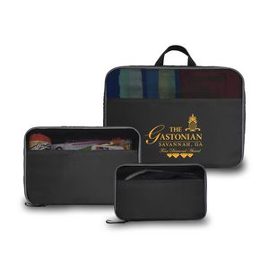 [8446] Jetsetter 3 Piece Packing Cube Set - Black