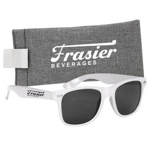 [9355] Malibu Sunglasses With Heathered Pouch
