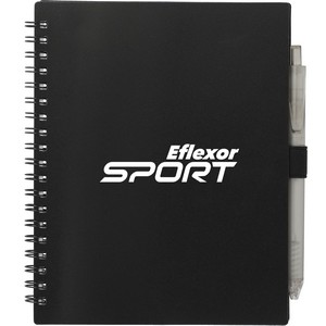 [SM-5268] 5.5'' x 7'' FSC® Recycled Spiral Notebook w/ rPET Pen