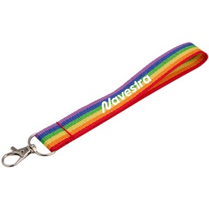 [SM-2470] Rainbow Recycled Wrist Lanyard