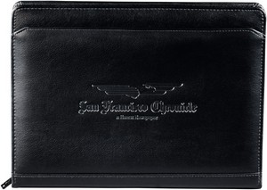 [0400-10] Manchester Zippered Padfolio with FSC® Mix Paper