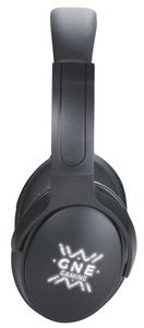 [7197-17] Light Up Logo Bluetooth Headphones
