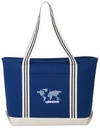 Atlantic Stripe 20oz Cotton Zippered Boat Tote