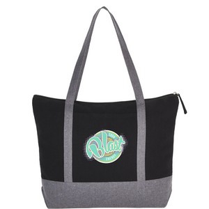 [7901-11] Repose 10oz Recycled Cotton Zippered Tote