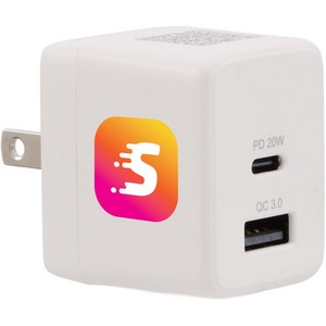 [SM-2855] ETL Listed 20W Dual USB-A and C Wall Charger