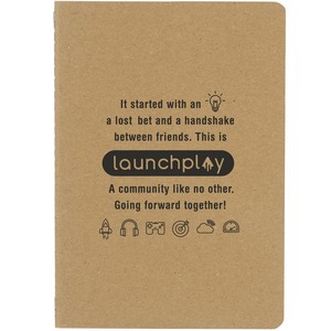 [SM-3484] 5'' x 7'' FSC® Mix Recycled Pocket Notebook