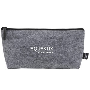 [SM-5939] THE GOODS™ Recycled Felt Zippered Pouch