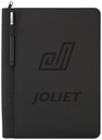 Vienna Heathered Zippered Padfolio with FSC® Mix Paper