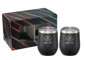 [1626-97] 12 Oz. Corzo Cup 2-in-1 Gift Set