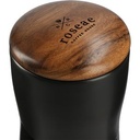 10 Oz. Reno Double Wall Ceramic Tumbler w/Wood Lid