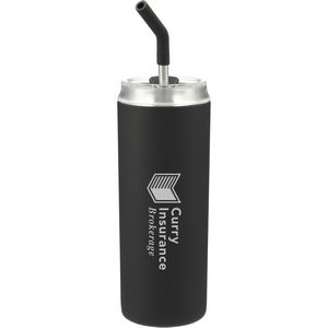 [1628-82] Marka Copper Vac Tumbler w/ SS straw 20oz