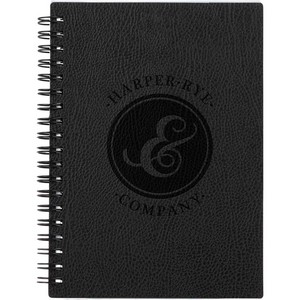 [2900-60] 5" x 7" FSC ® Recycled Pebble Grain Spiral Journal